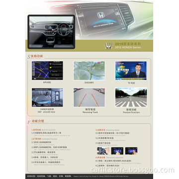 Car Interface Navigation System for Honda City, Fit, Odyssey 2014 Right Driving